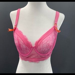 Cosmopolitan Pink Lace bra Underwire 36D C4